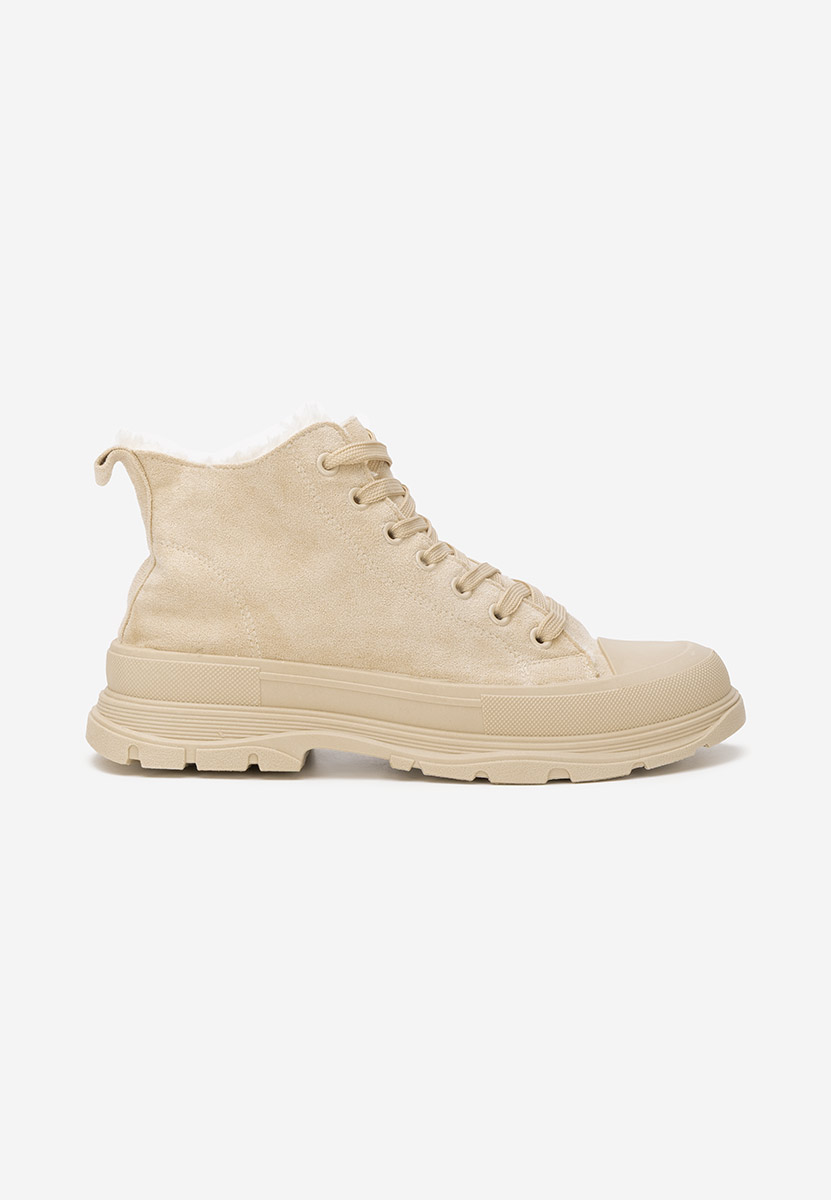 Γυναικεία sneakers αστραγάλο Nicki μπεζ