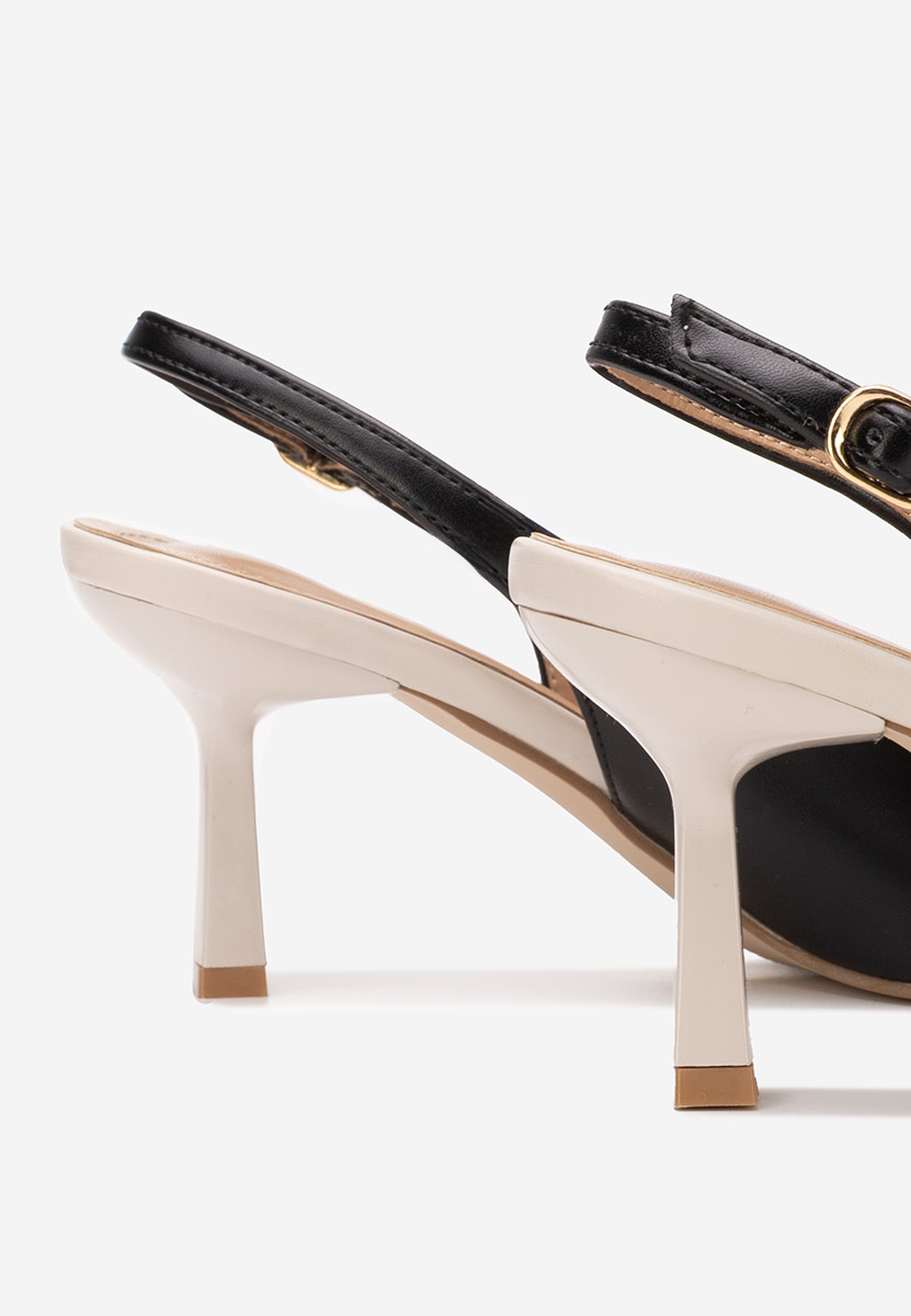 Γόβες slingback Serenia μαύρα Γόβες slingback Serenia μαύρα