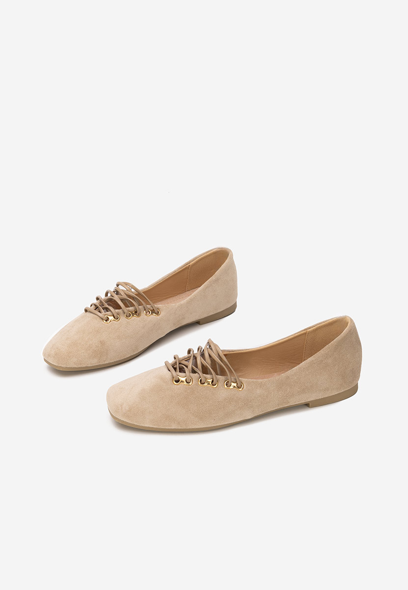 Γυναικείες μπαλαρίνες Carela χακι Γυναικείες μπαλαρίνες Carela χακι