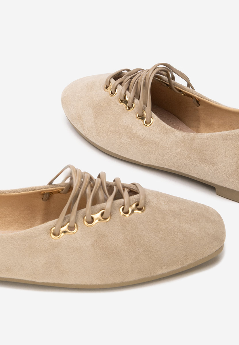 Γυναικείες μπαλαρίνες Carela χακι Γυναικείες μπαλαρίνες Carela χακι