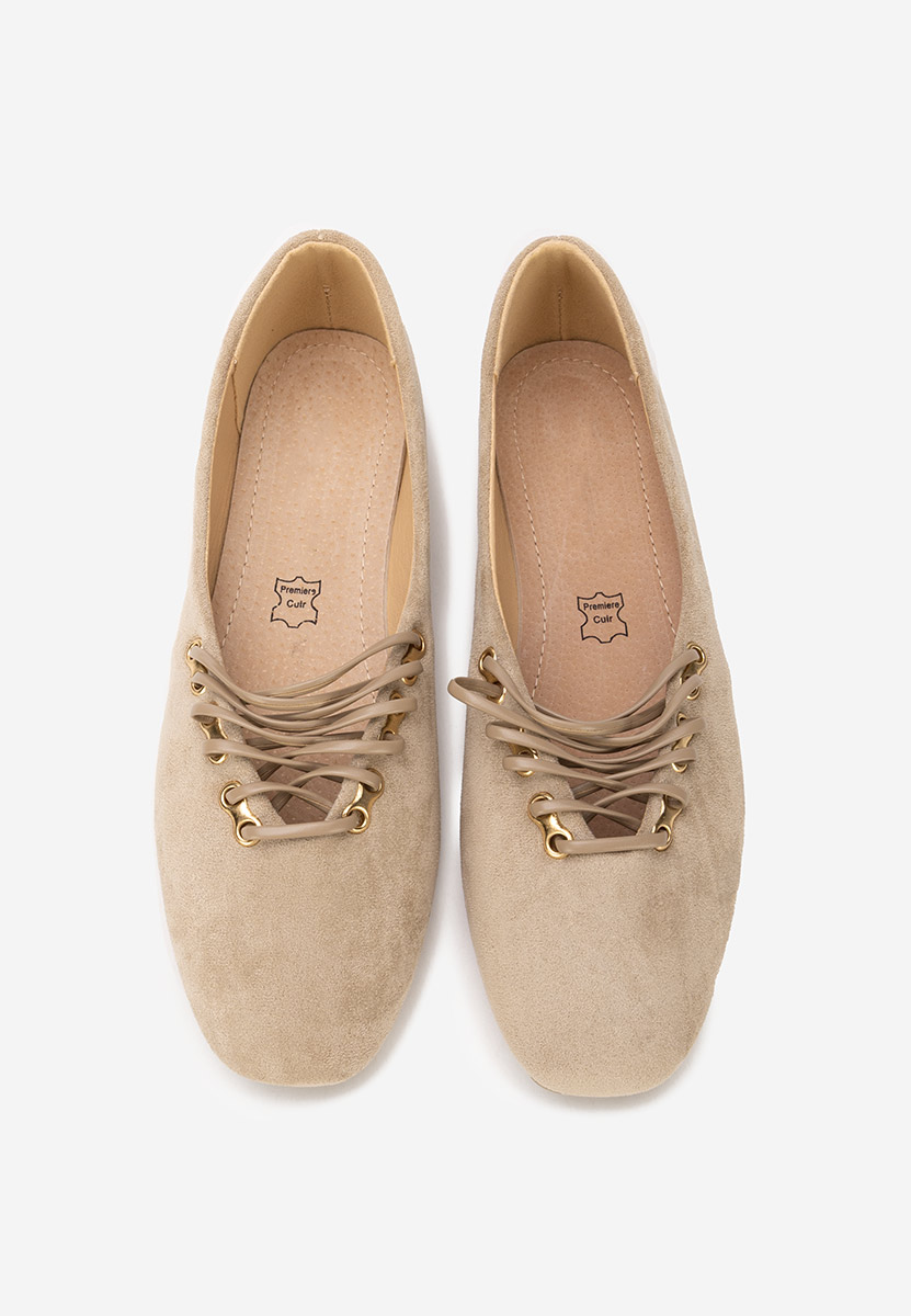 Γυναικείες μπαλαρίνες Carela χακι Γυναικείες μπαλαρίνες Carela χακι