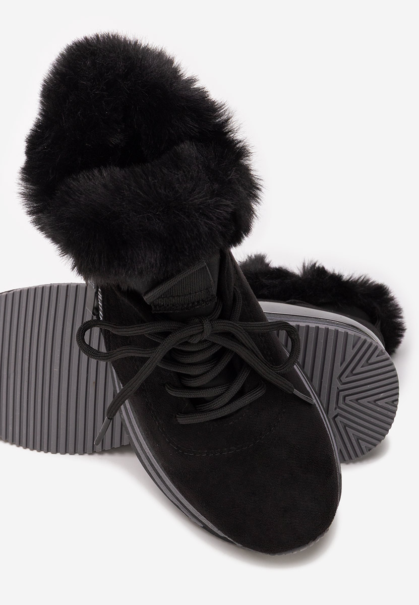 Χειμερινά sneakers γυναικεια Axira μαύρα