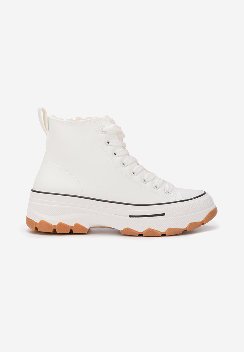 Γυναικεία sneakers αστραγάλο Raviana V7 λευκά