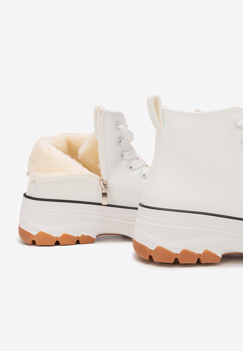 Γυναικεία sneakers αστραγάλο Raviana V7 λευκά