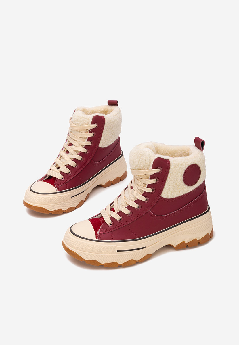 Γυναικεία sneakers αστραγάλο Oziana μπορντό