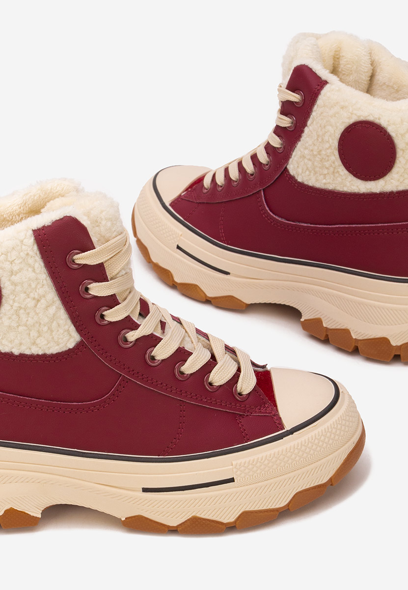 Γυναικεία sneakers αστραγάλο Oziana μπορντό