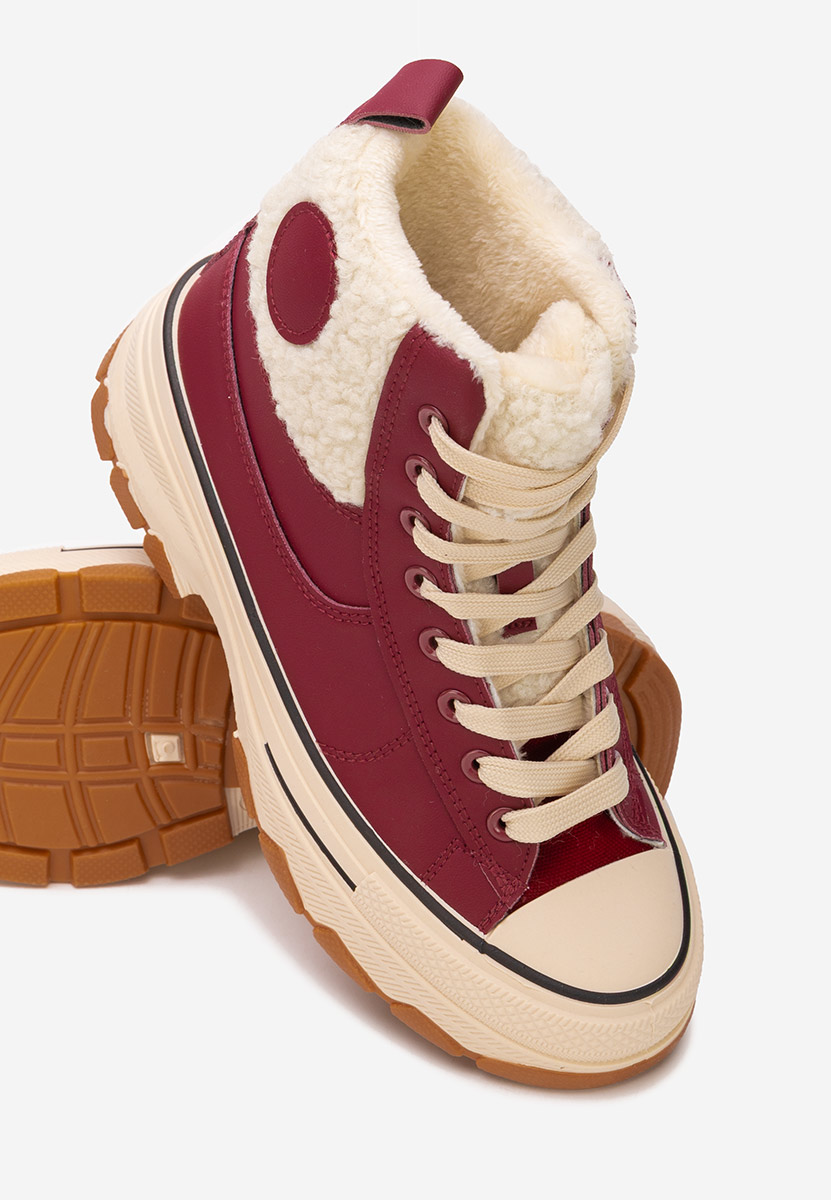 Γυναικεία sneakers αστραγάλο Oziana μπορντό