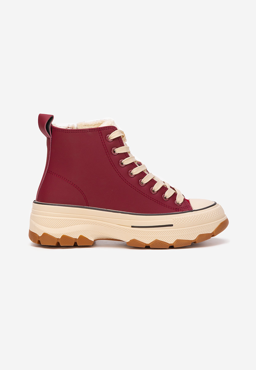 Γυναικεία sneakers αστραγάλο Raviana V7 μπορντό