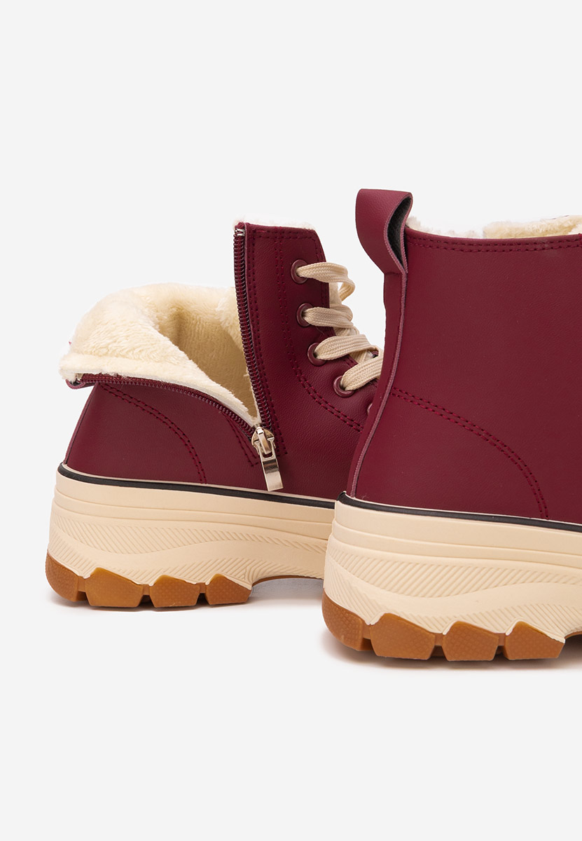 Γυναικεία sneakers αστραγάλο Raviana V7 μπορντό