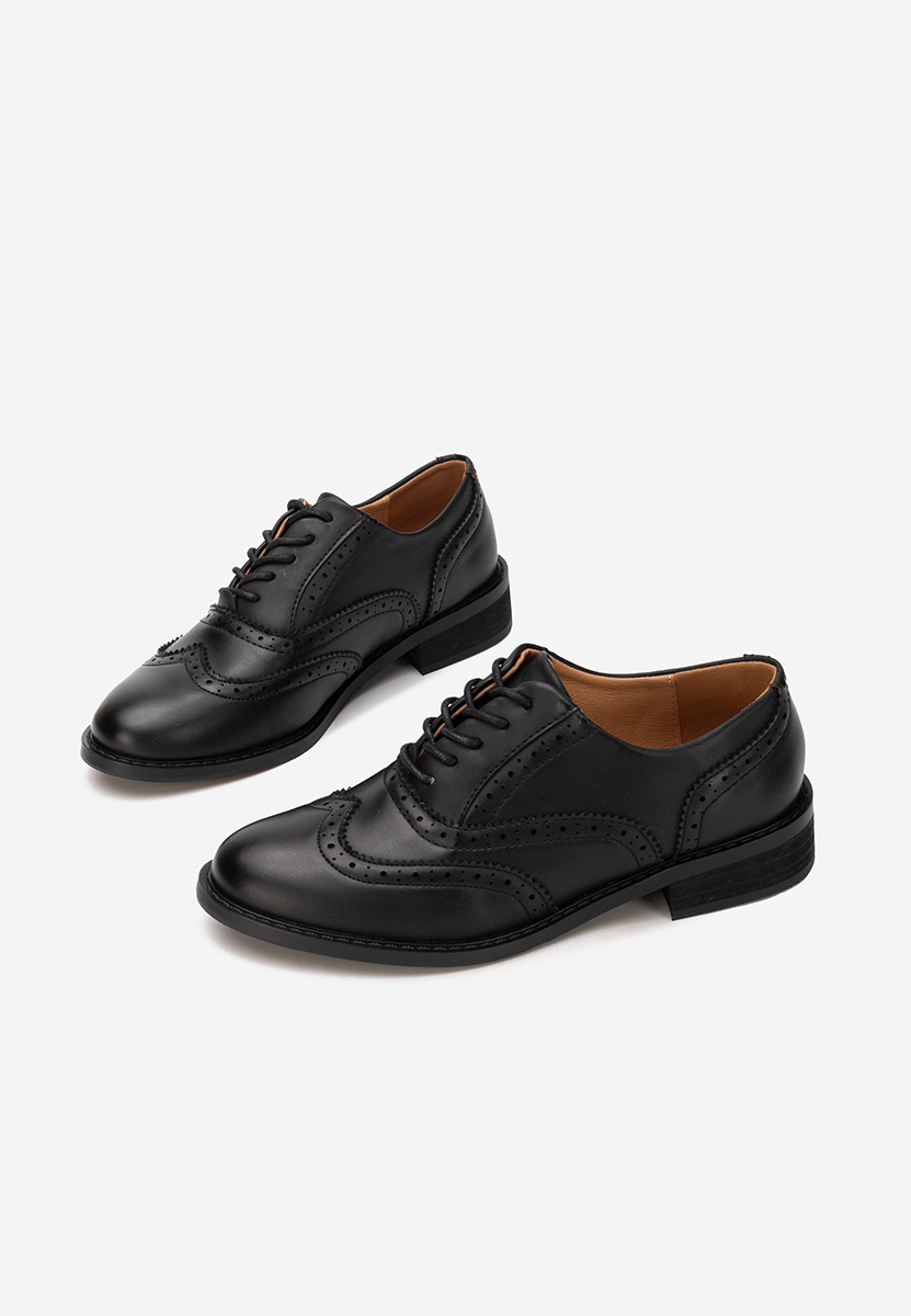 Brogue γυναικεια Cilora μαύρα