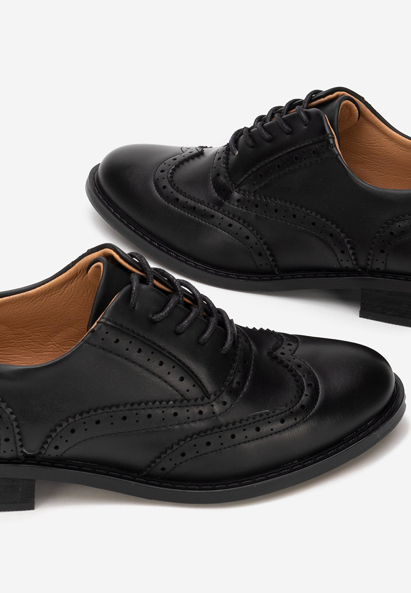 Brogue γυναικεια Cilora μαύρα