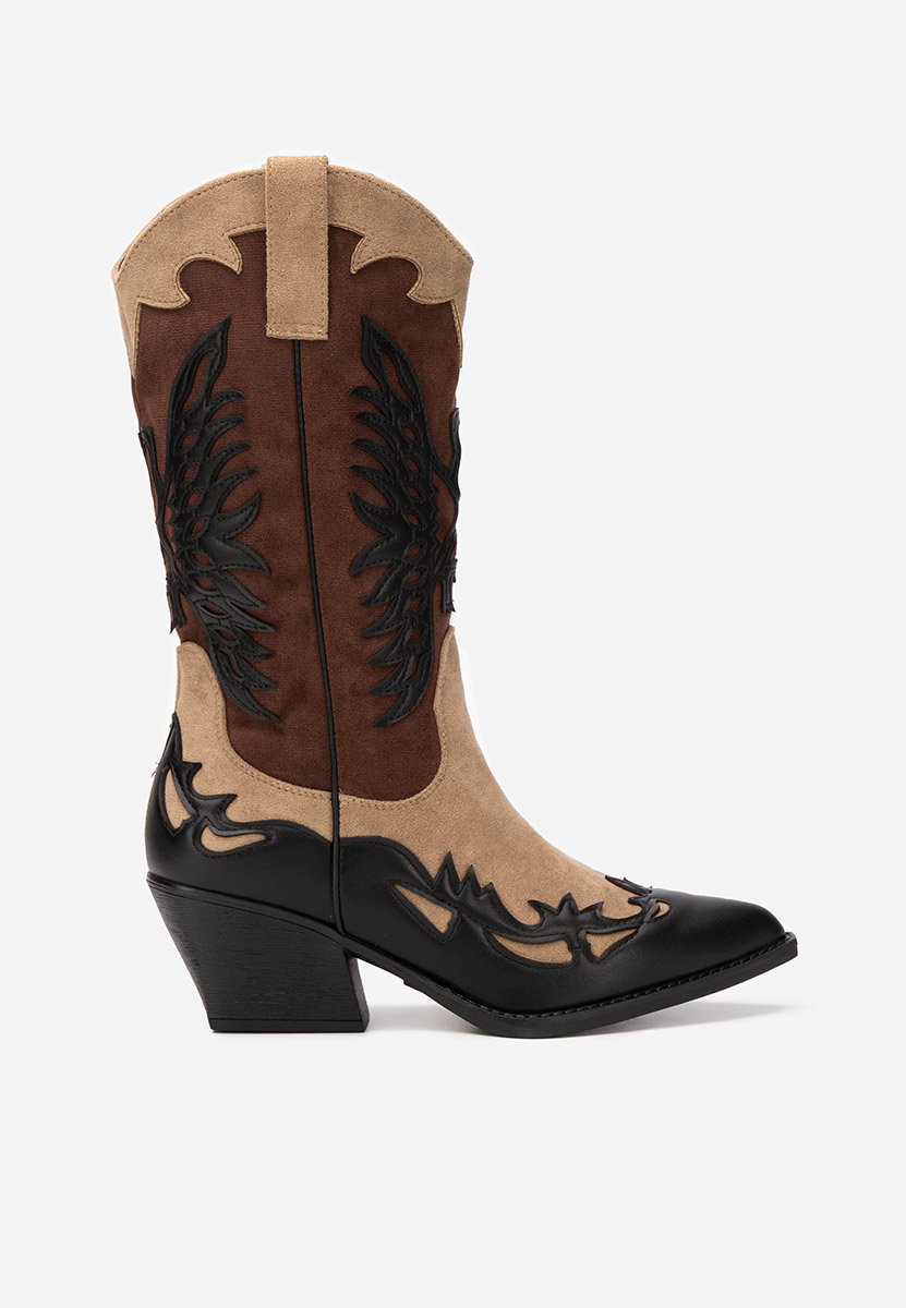 Καουμπόικες Μπότες Jasnira Μαύρα