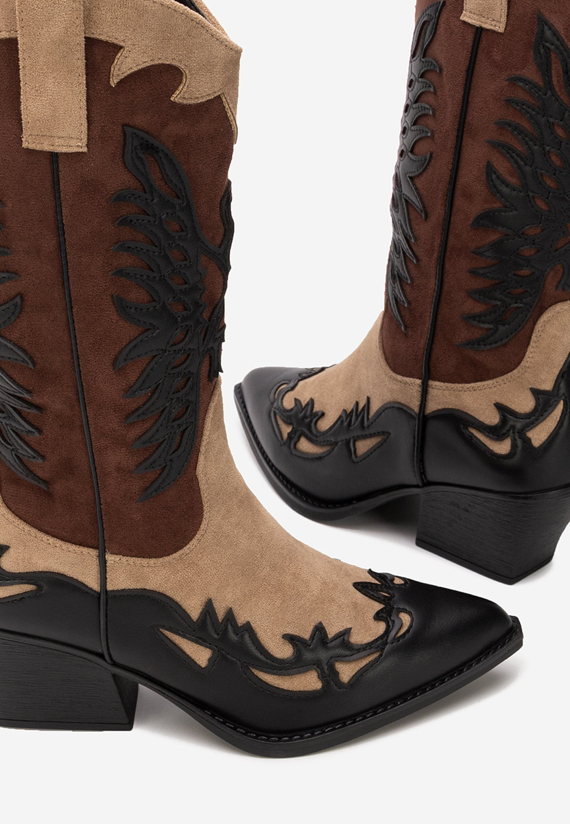 Καουμπόικες Μπότες Jasnira Μαύρα