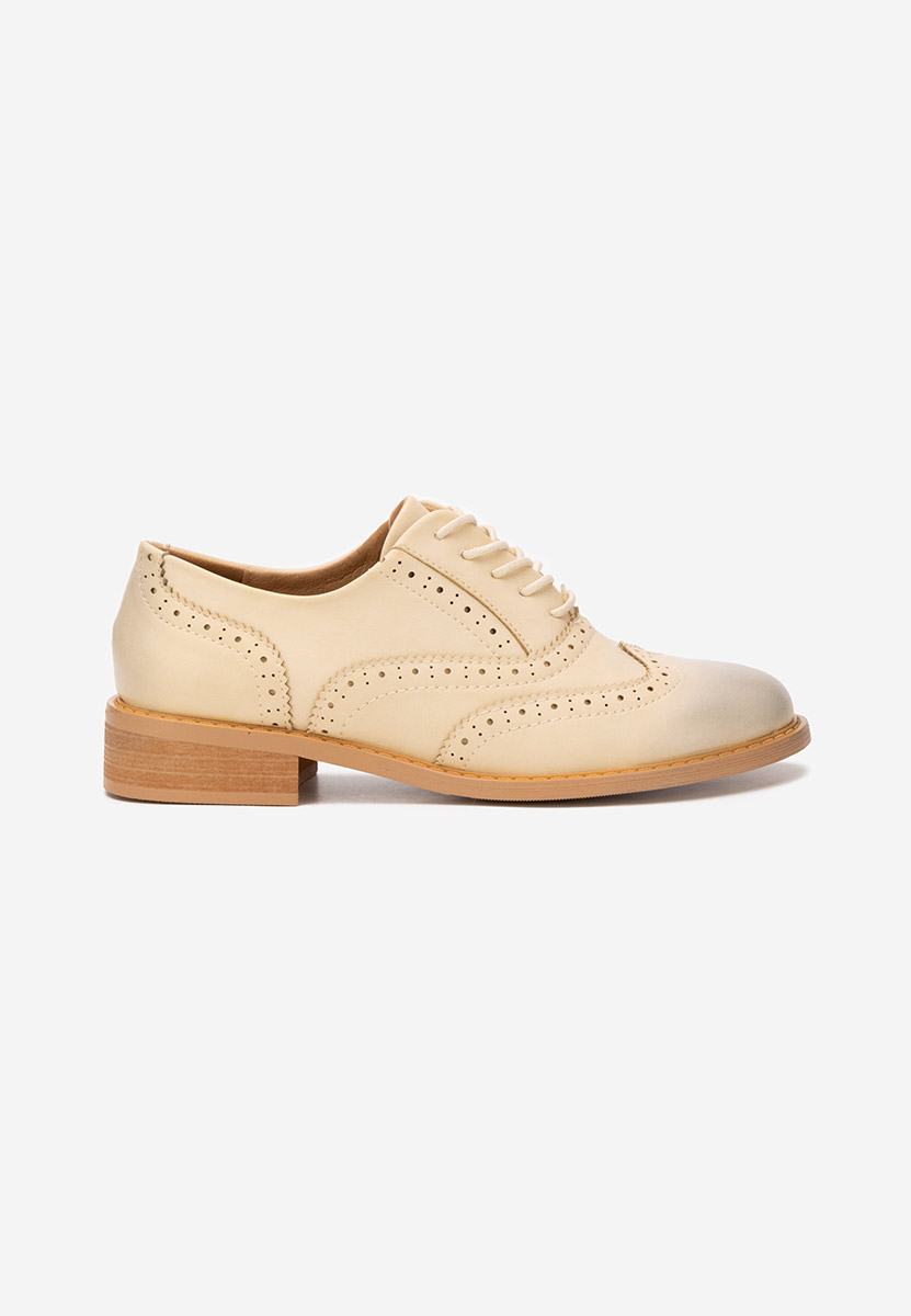 Brogue γυναικεια Cilora μπεζ Brogue γυναικεια Cilora μπεζ