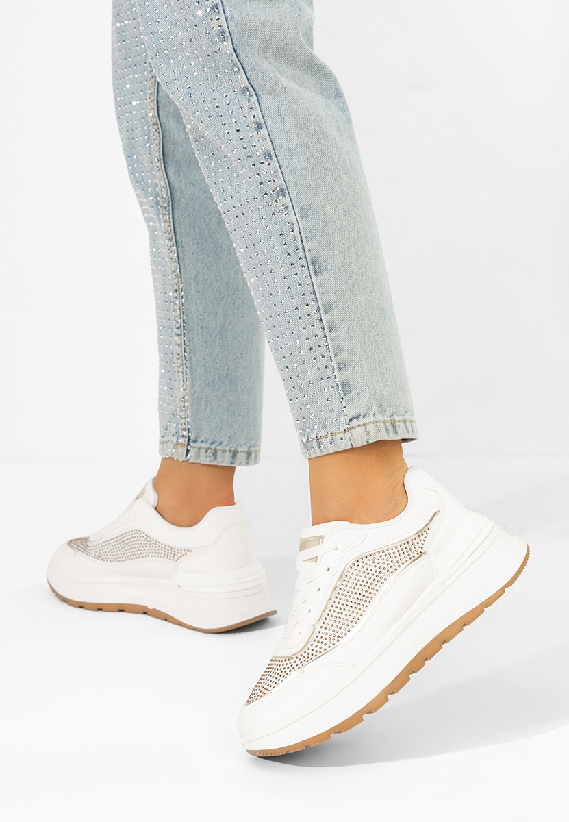 Sneakers γυναικεια Dalyana λευκά