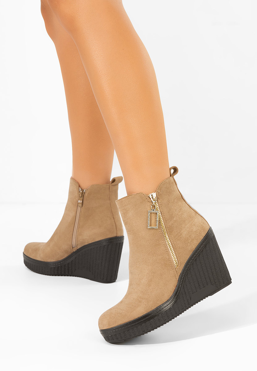 Μποτακια πλατφορμεσ Charlet V2 χακι