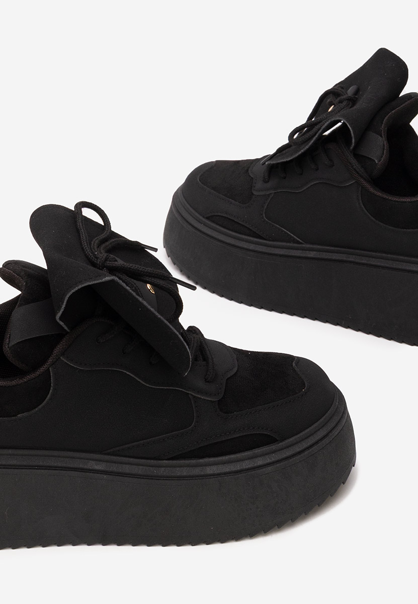 Sneakers με πλατφόρμα Oliveia μαύρα