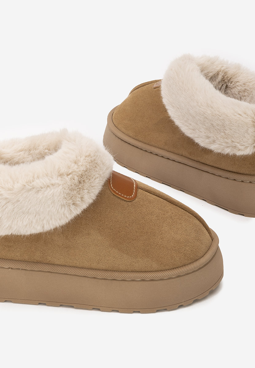 Mποτάκια πλατφόρμα Elarva χακι