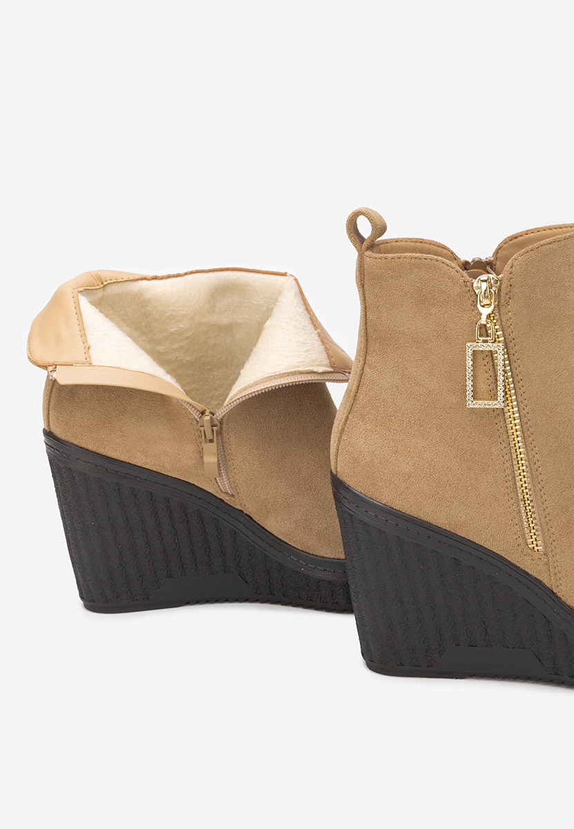 Μποτακια πλατφορμεσ Charlet V2 χακι