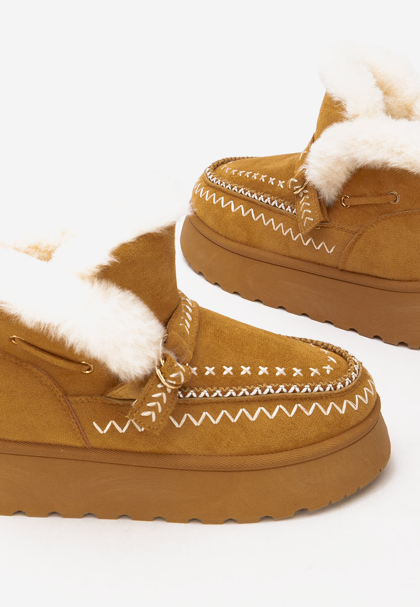 Mποτάκια πλατφόρμα Tavoria ταμπά