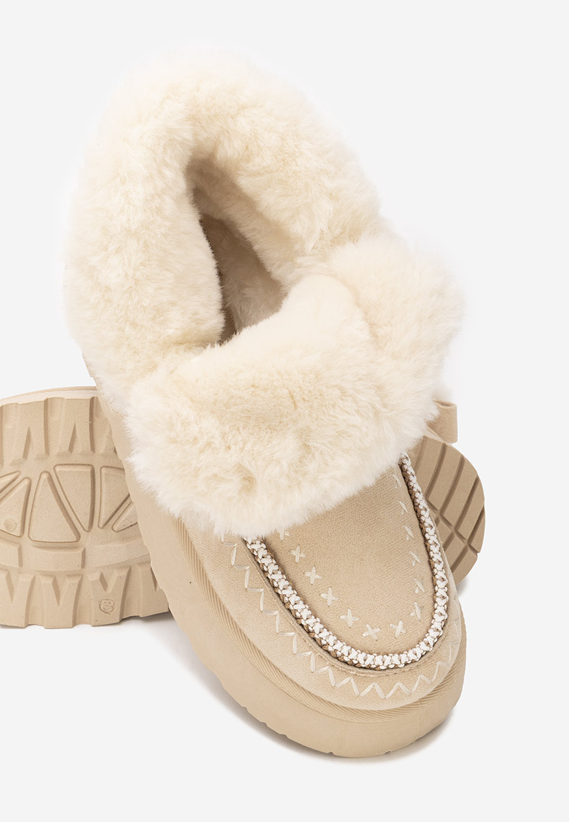 Χειμερινά Αρβυλάκια γυναικείες Tavoria μπεζ