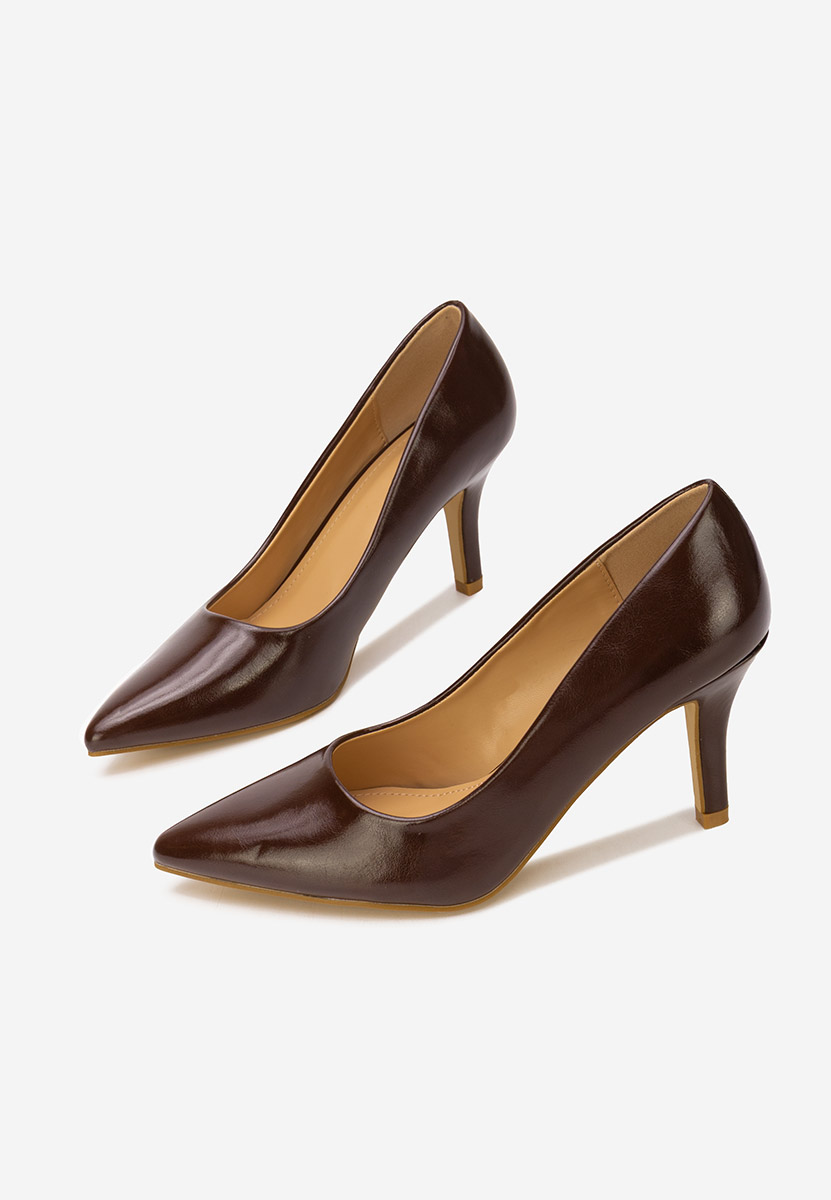 Γόβες στιλέτο Marylyn καφε Γόβες στιλέτο Marylyn καφε