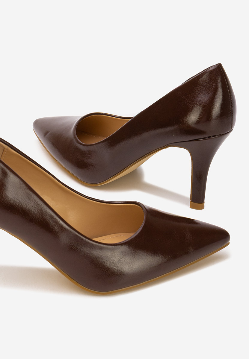 Γόβες στιλέτο Marylyn καφε Γόβες στιλέτο Marylyn καφε