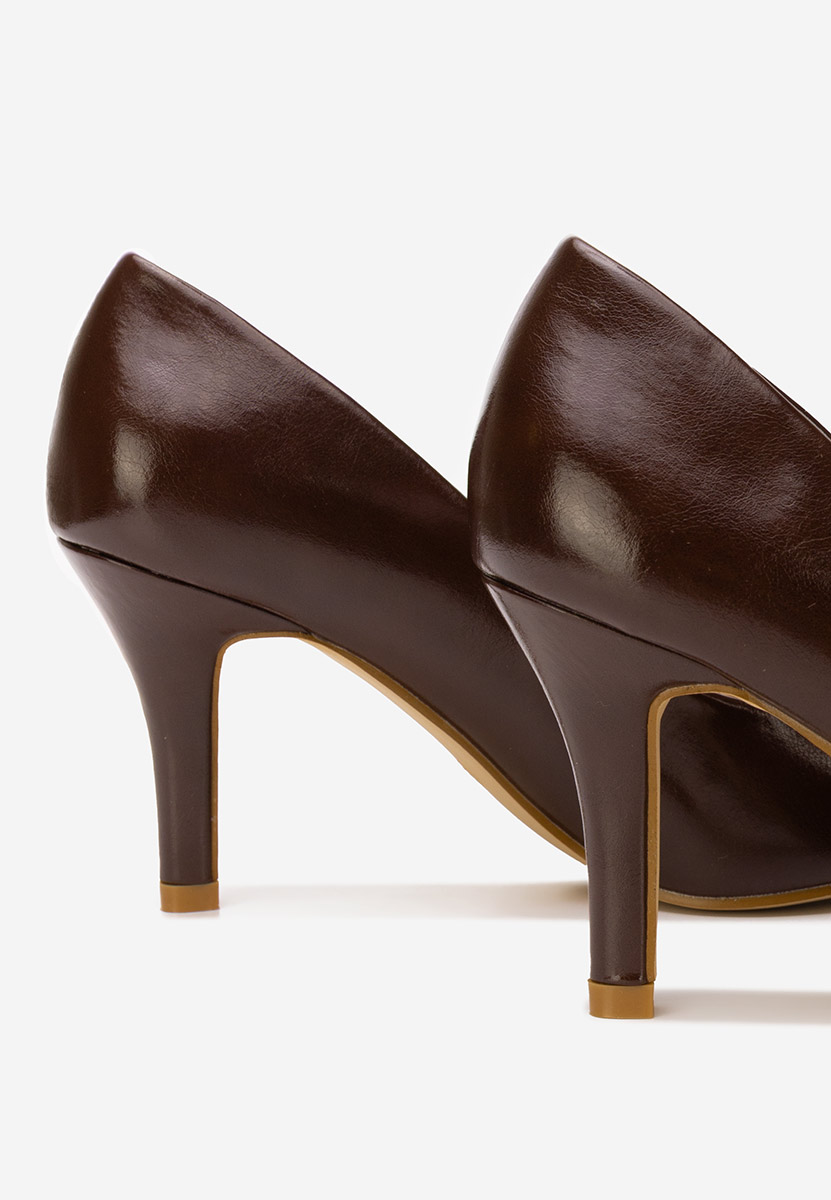 Γόβες στιλέτο Marylyn καφε Γόβες στιλέτο Marylyn καφε