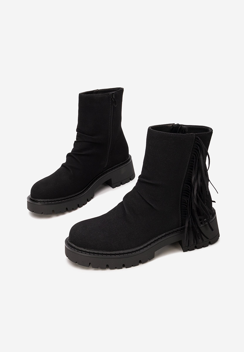 Γυναικεία μποτάκια Sameria Μαύρα