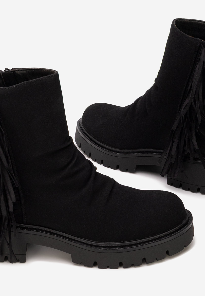 Γυναικεία μποτάκια Sameria Μαύρα