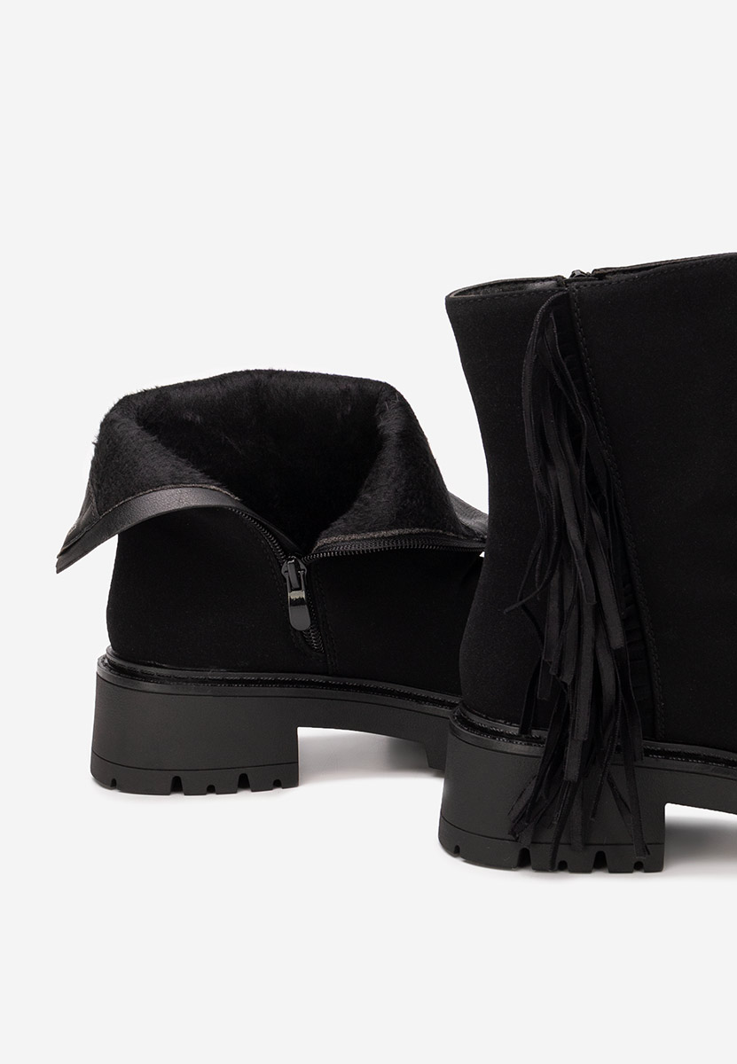 Γυναικεία μποτάκια Sameria Μαύρα