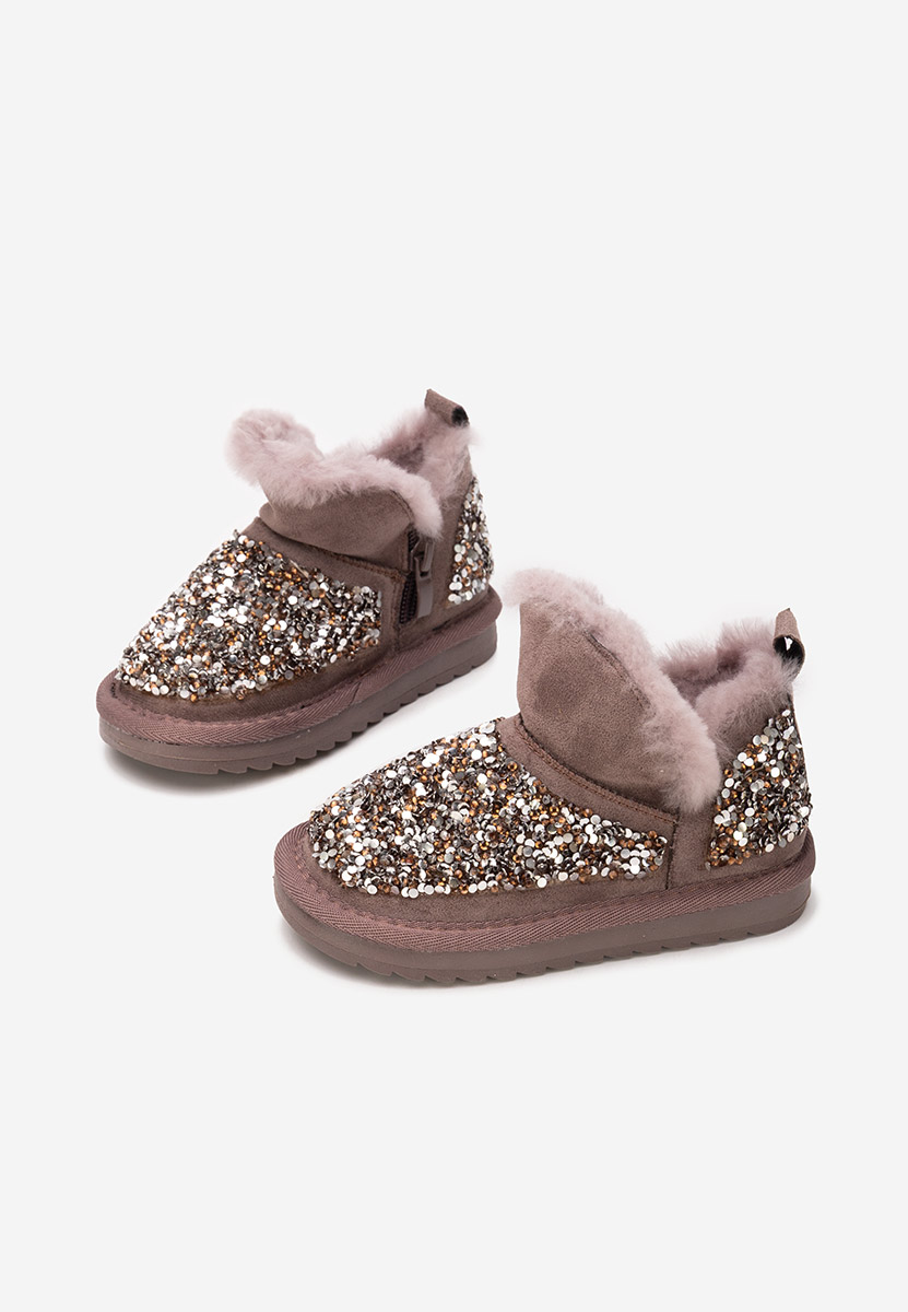 Κοριτσίστικες μποτάκια Semida γκρι