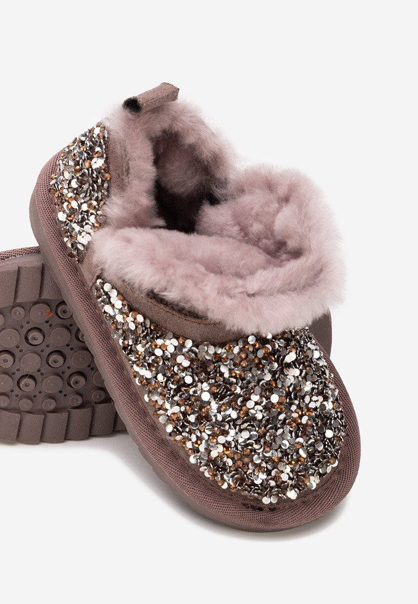 Κοριτσίστικες μποτάκια Semida γκρι