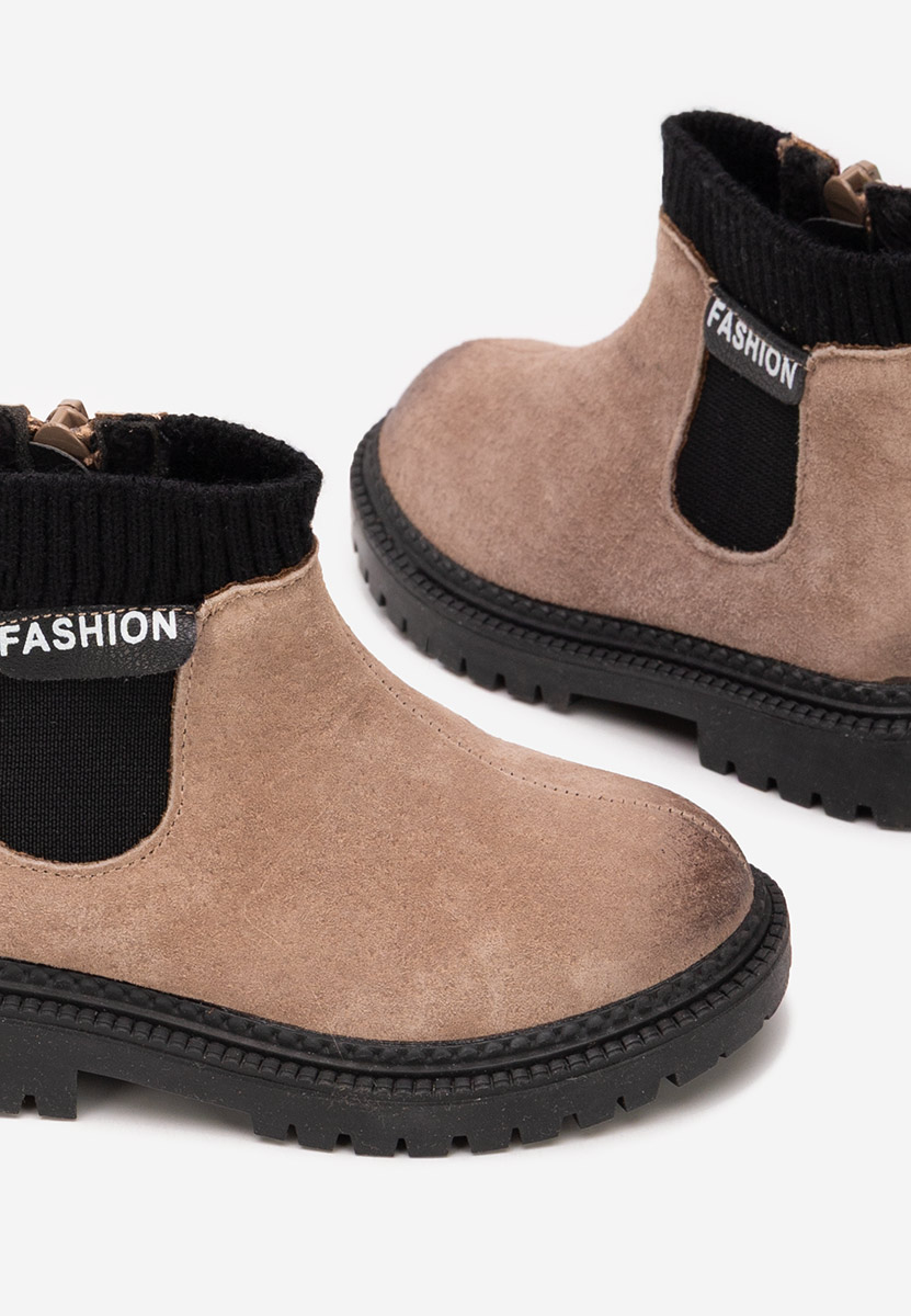 Παιδικά μποτάκια Fashion ταμπά