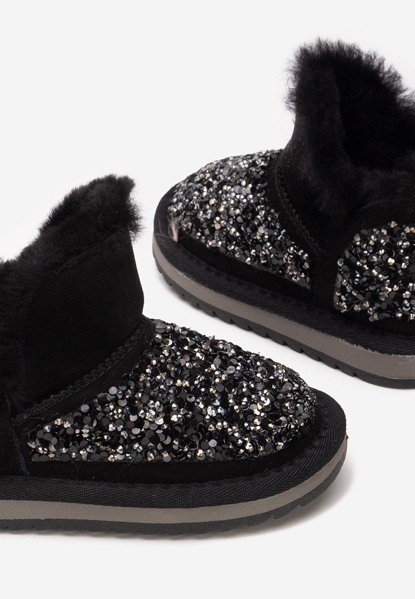 Μπότες κοριτσίστικες Semida Μαύρα