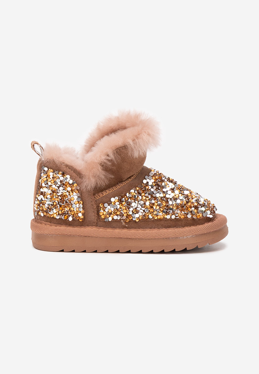 Κοριτσίστικες μποτάκια Semida καφε