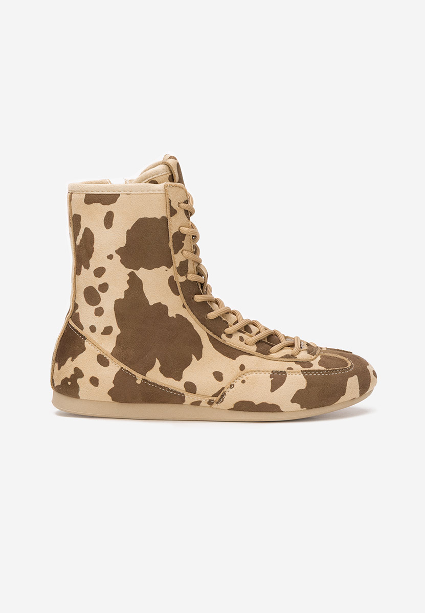 Γυναικεία sneakers αστραγάλο Rodnei animal print