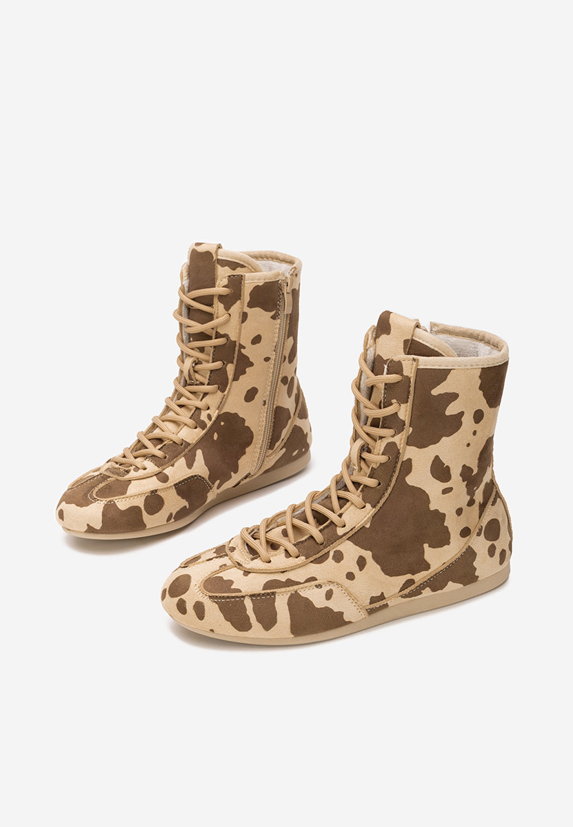 Γυναικεία sneakers αστραγάλο Rodnei animal print