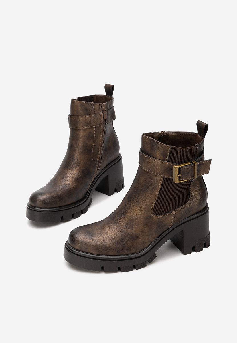 Γυναικεία Μποτάκια Rafira χάλκινο