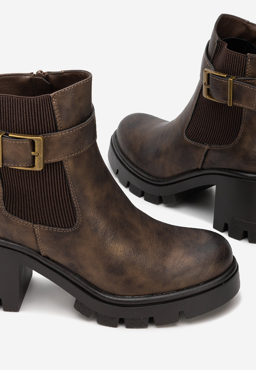 Γυναικεία Μποτάκια Rafira χάλκινο