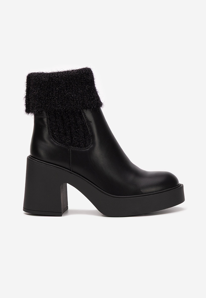 Γυναικεία μποτάκια κάλτσα Philippa Μαύρα Γυναικεία μποτάκια κάλτσα Philippa Μαύρα