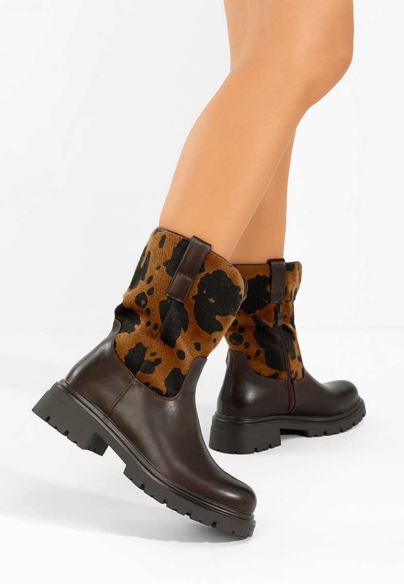 Γυναικεία μποτάκια Ediana καφε Γυναικεία μποτάκια Ediana καφε