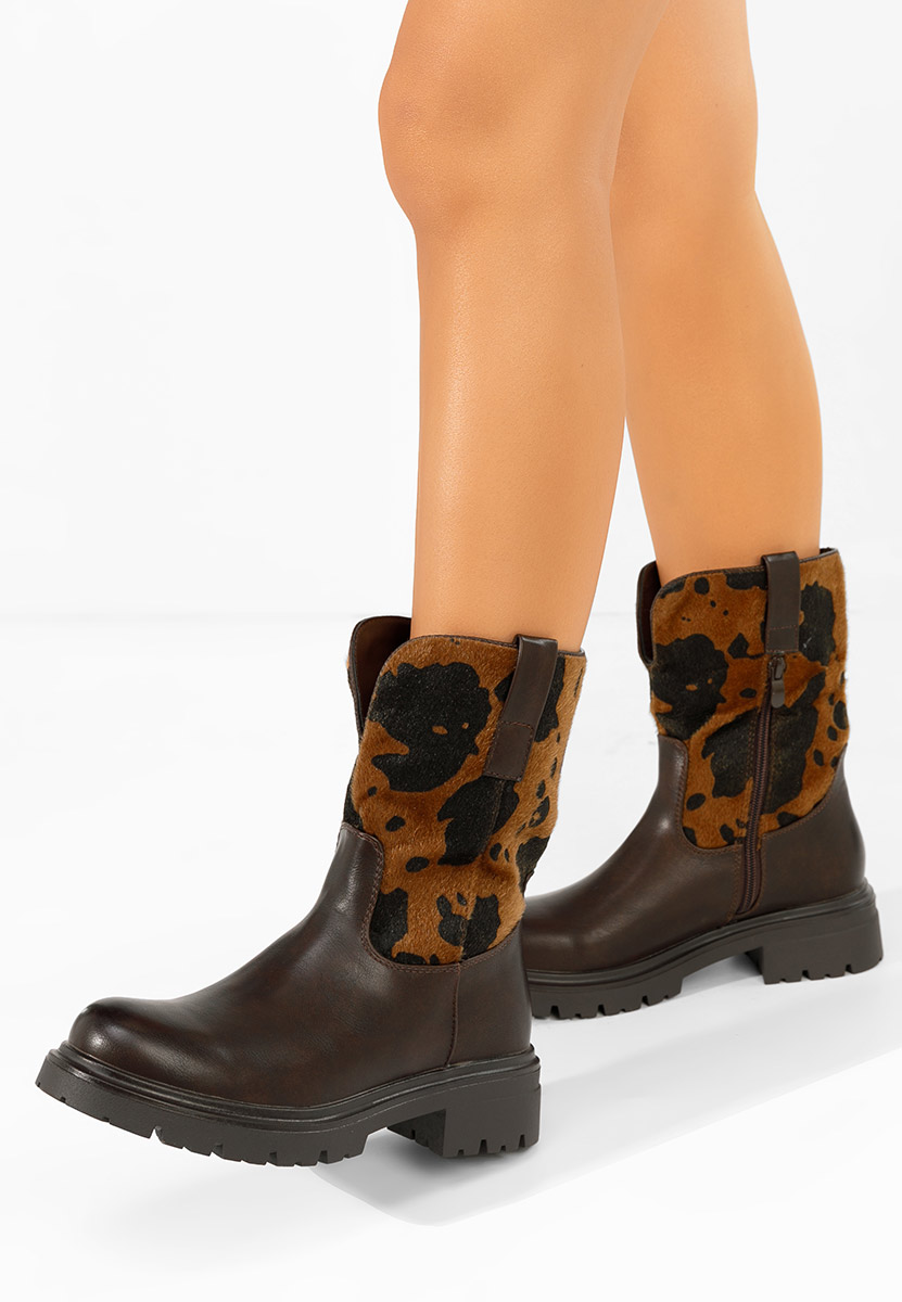 Γυναικεία μποτάκια Ediana καφε Γυναικεία μποτάκια Ediana καφε