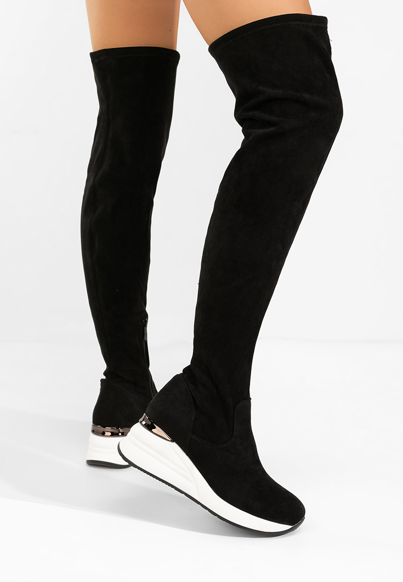 Ψηλές μπότες Janisia V2 Μαύρα