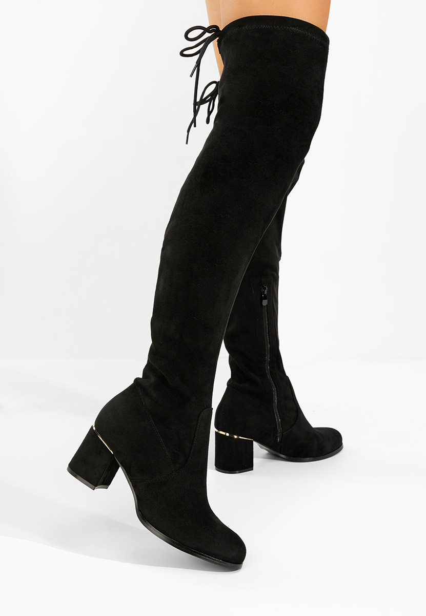 Ψηλές μπότες Anelissa Μαύρα