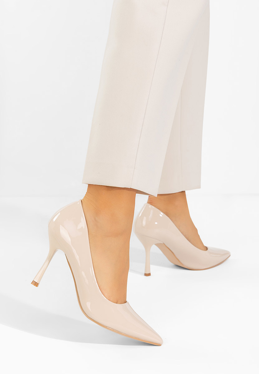 Γόβες στιλέτο Clia μπεζ Γόβες στιλέτο Clia μπεζ