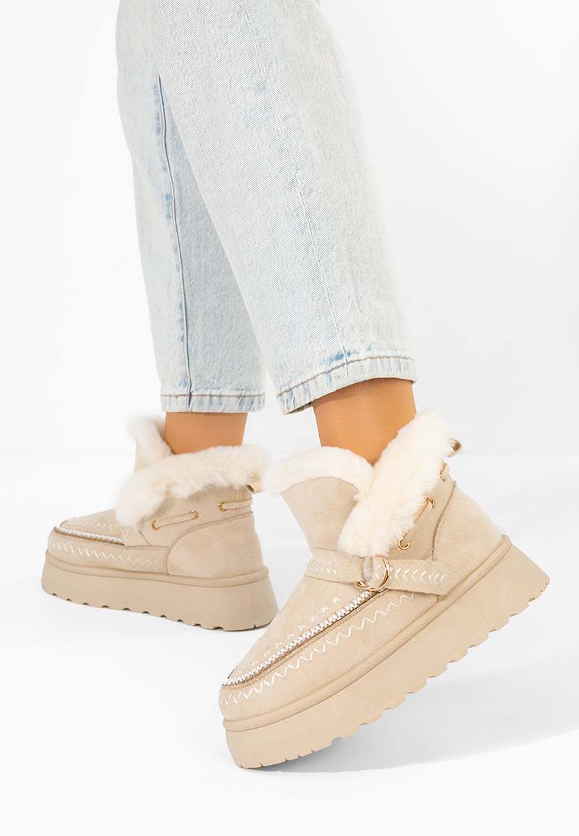 Χειμερινά Αρβυλάκια γυναικείες Tavoria μπεζ