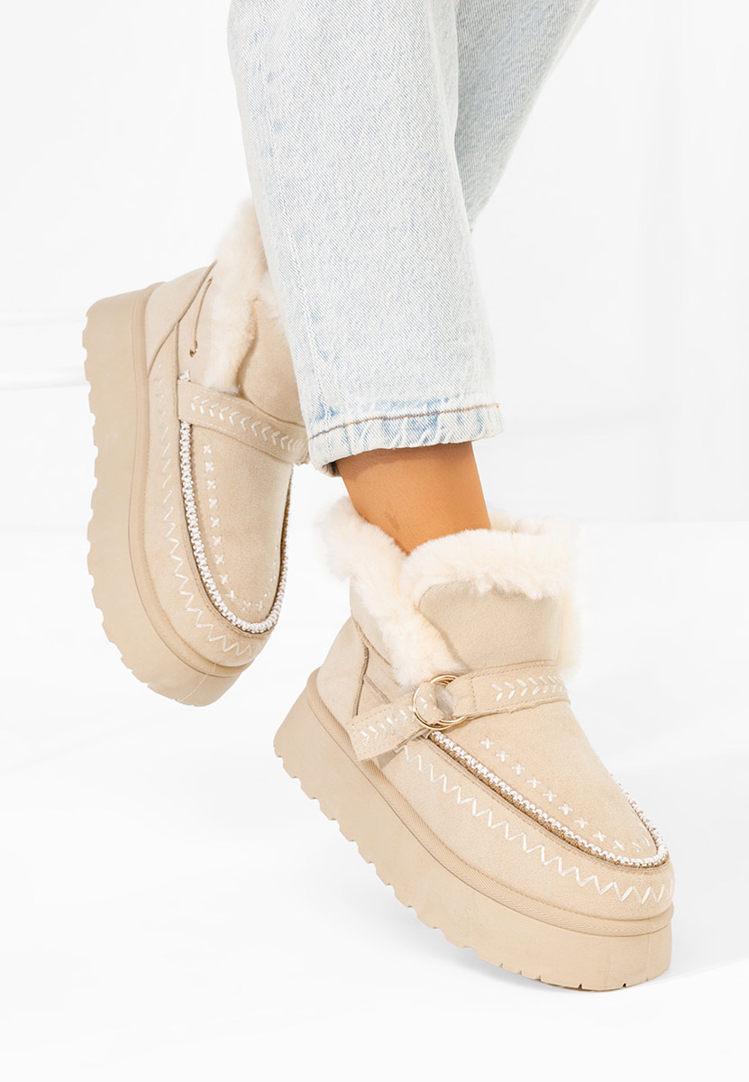 Χειμερινά Αρβυλάκια γυναικείες Tavoria μπεζ