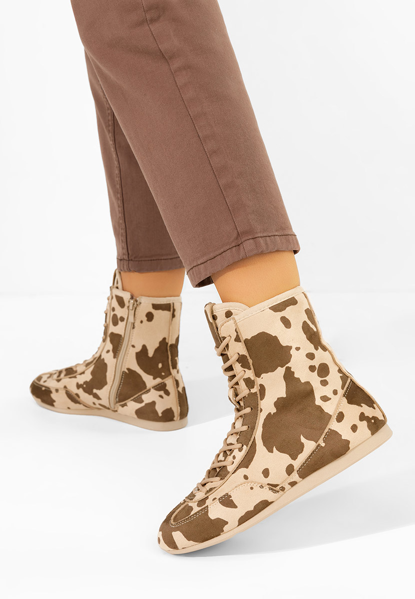 Γυναικεία sneakers αστραγάλο Rodnei animal print