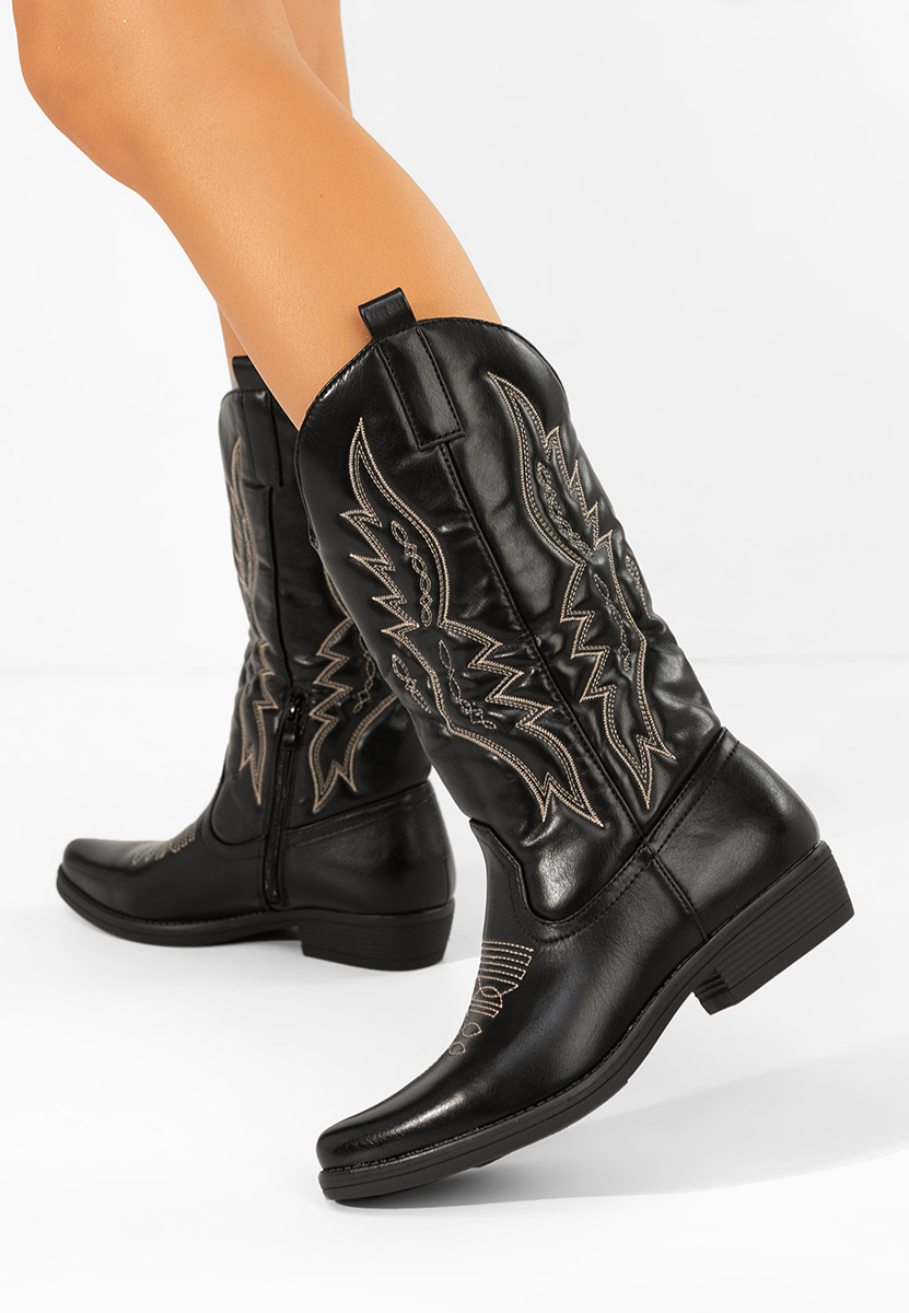 Καουμπόικες Μπότες Brisia Μαύρα